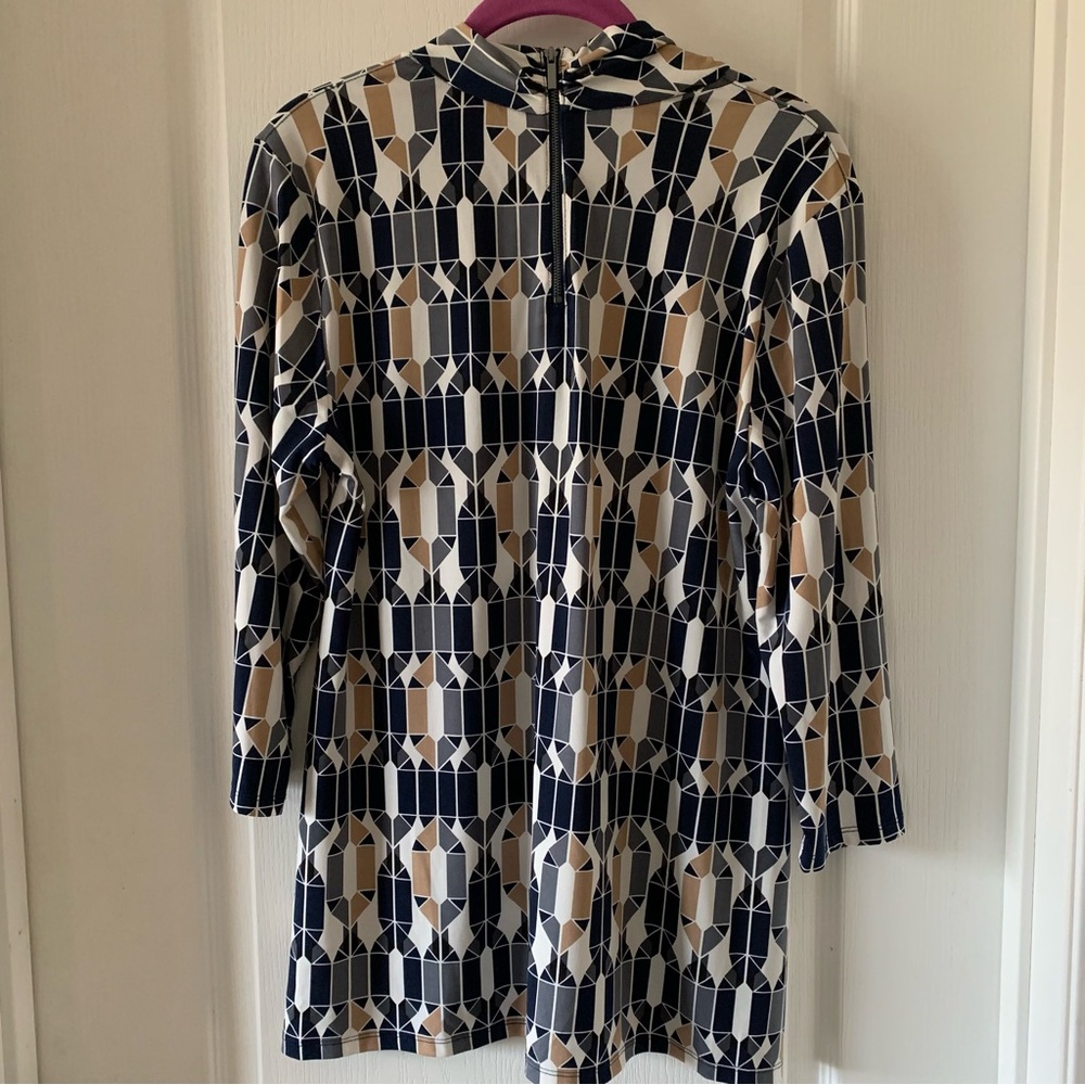 Alfani Geometric print top